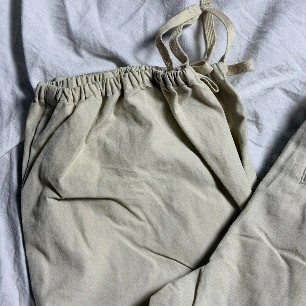 Ralph Lauren Cargo Tie Ankle Pants Girls Size 8 NWT Khaki